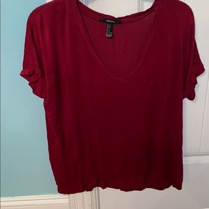 Red forever 21 tee